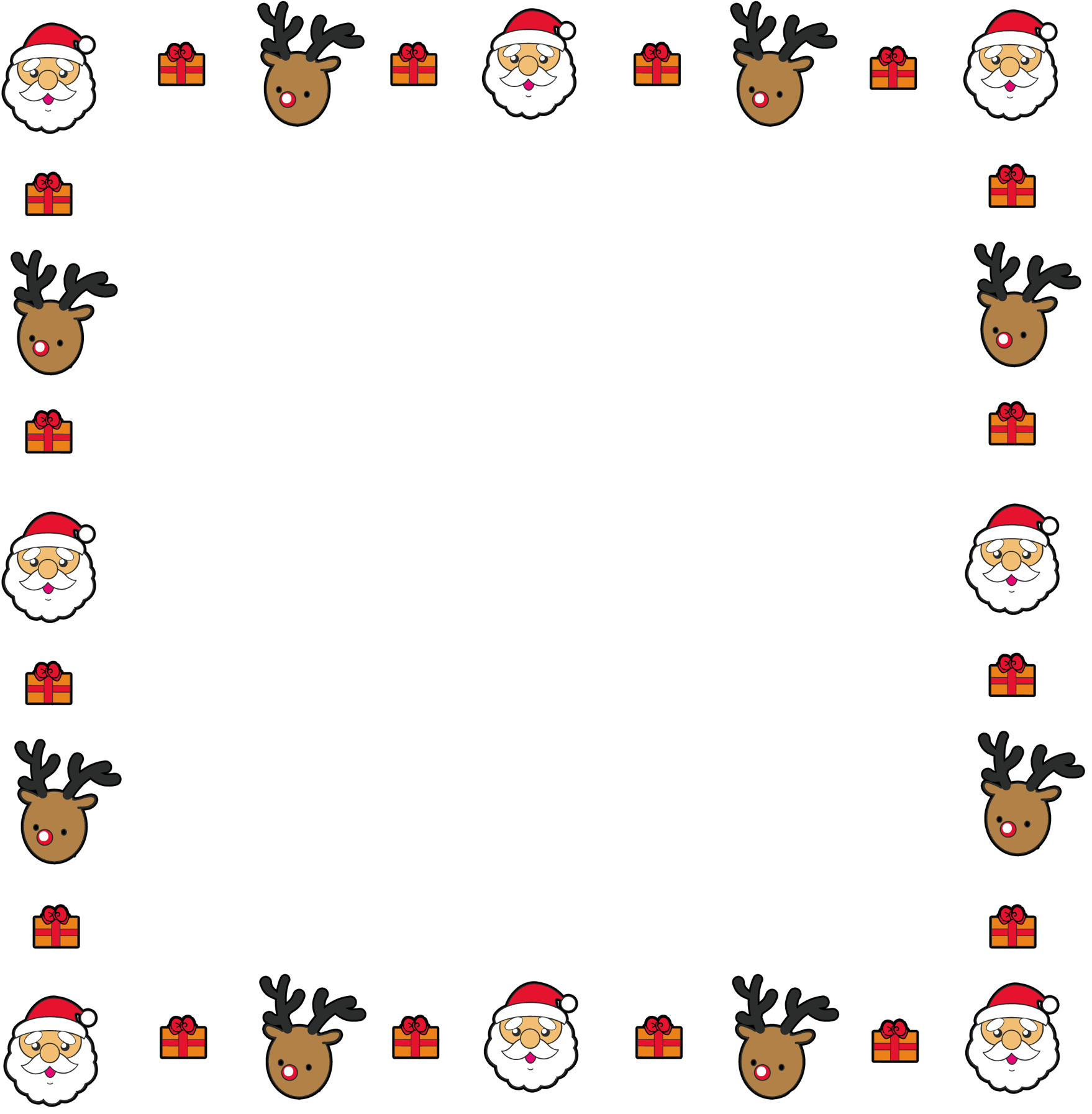 クリスマス フレーム 無料詳細 6位