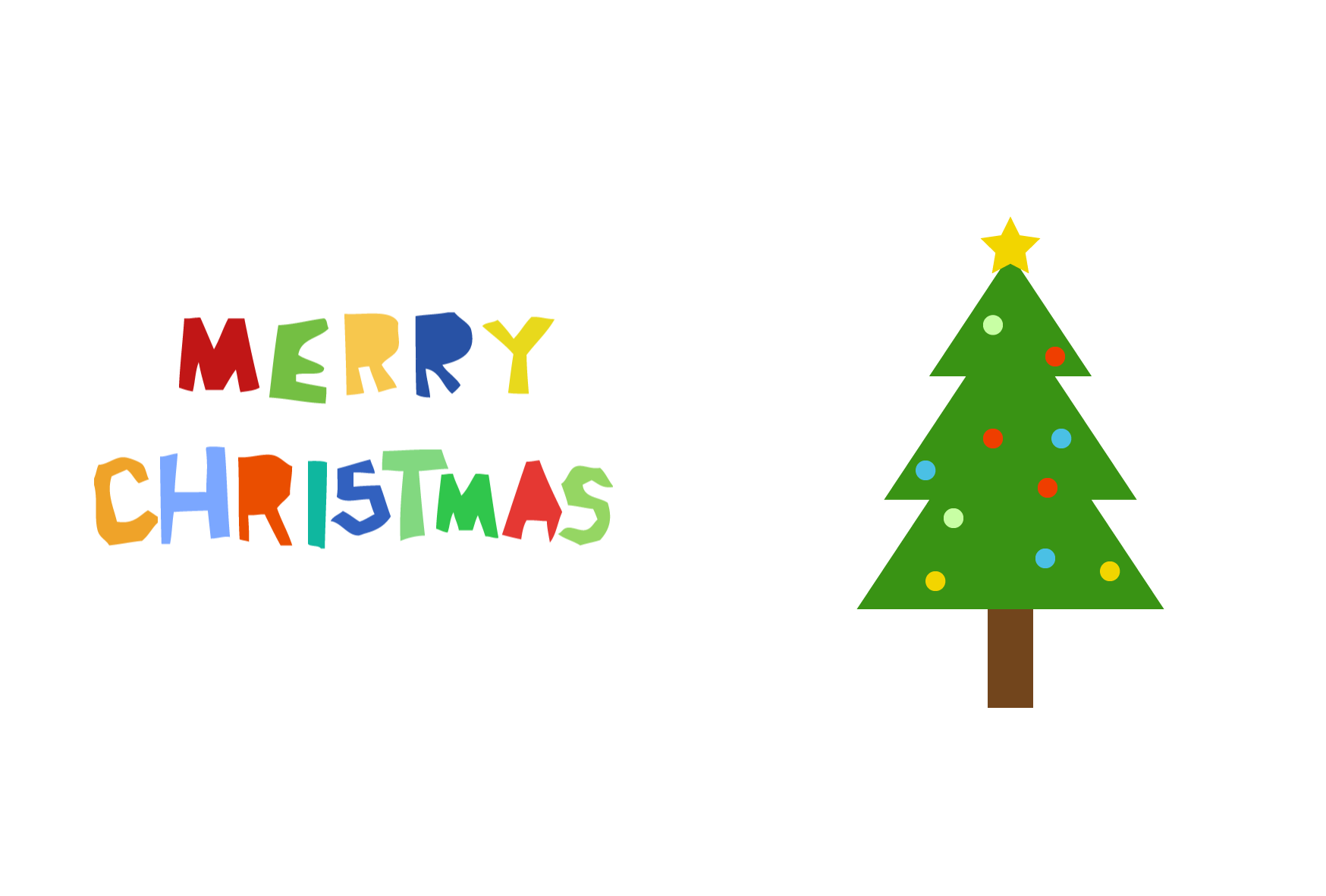クリスマス メッセージ カード テンプレート詳細 7位