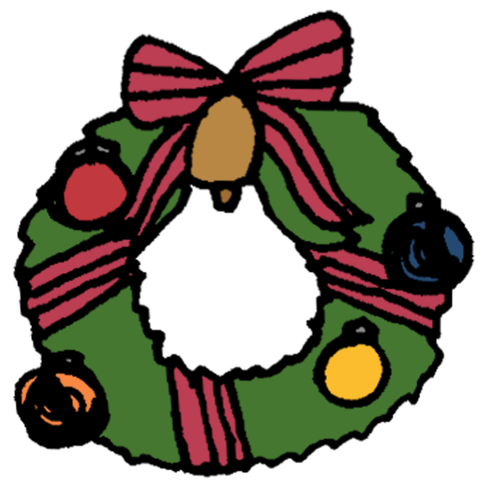 クリスマス リース イラスト 手書き詳細 3位