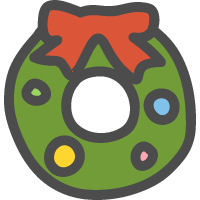 クリスマス リース イラスト 手書き詳細 7位