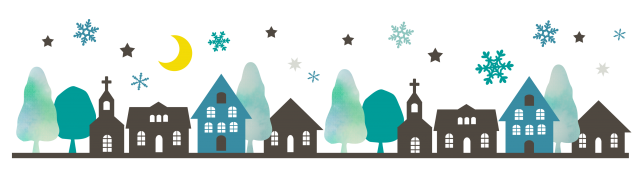 クリスマス 夜景 イラスト - KibrisPDR