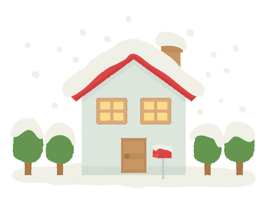 クリスマス 家 イラスト詳細 3位