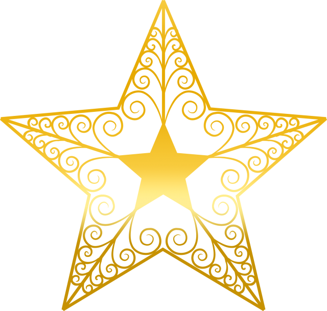 クリスマス 星 イラスト詳細 5位