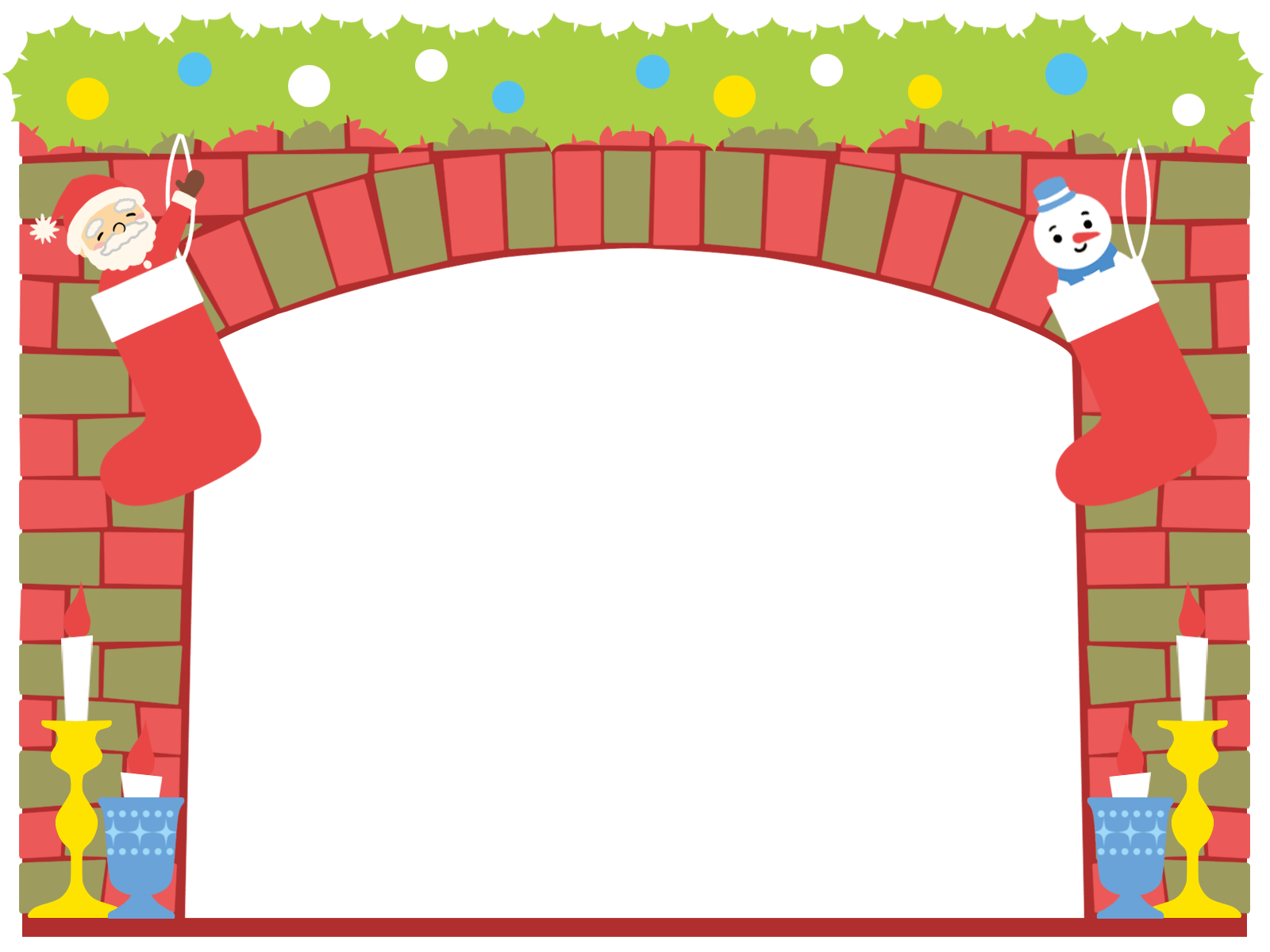 クリスマス 枠 イラスト 無料詳細 2位