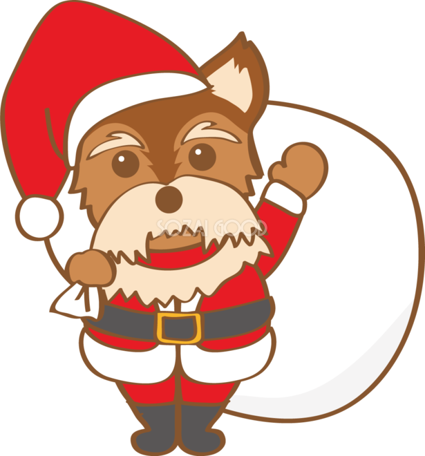 クリスマス 犬 イラスト - KibrisPDR