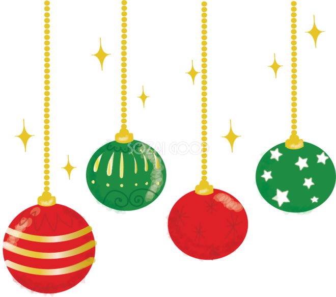 クリスマス 装飾 イラスト詳細 5位
