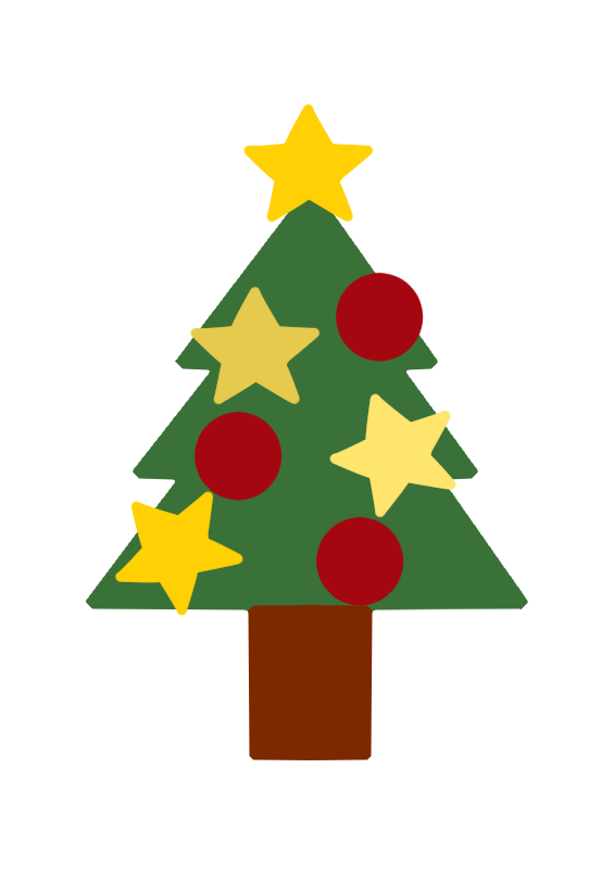 クリスマス 装飾 イラスト詳細 6位