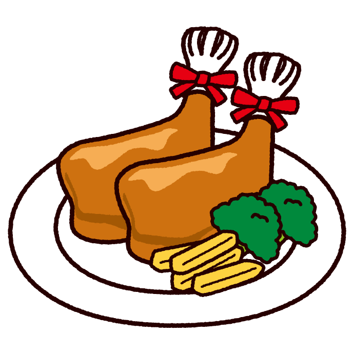 クリスマス 食べ物 イラスト詳細 9位