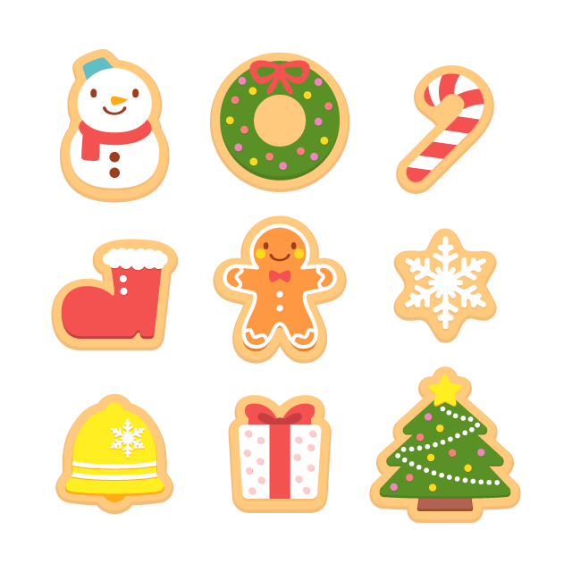 クリスマス 食べ物 イラスト詳細 5位
