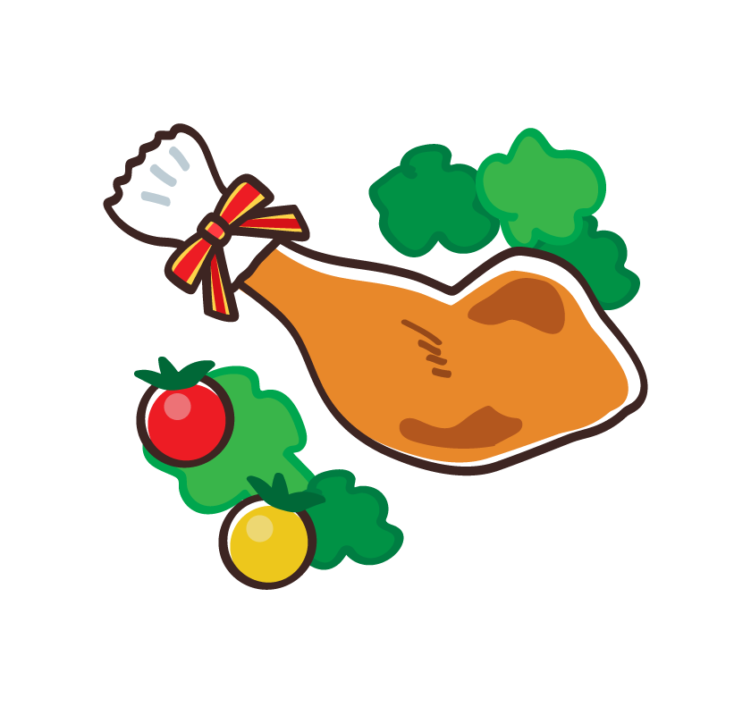 クリスマス 食べ物 イラスト詳細 7位