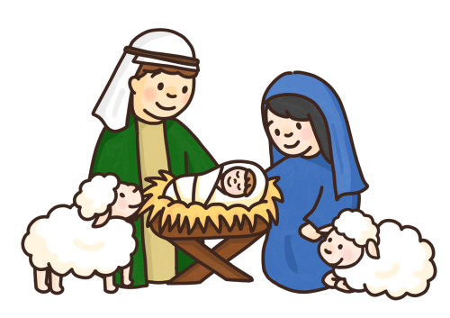 クリスマス 馬 小屋 イラスト詳細 2位