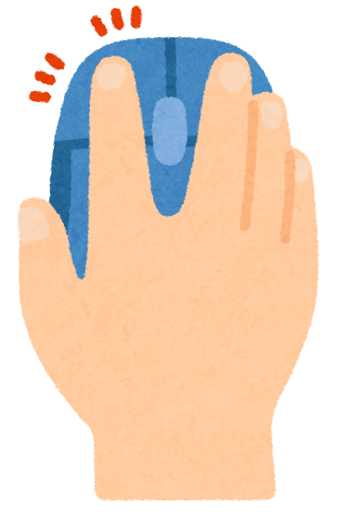 クリック イラスト フリー詳細 8位