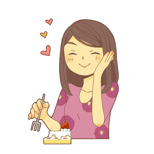ケーキ を 持つ イラスト詳細 2位