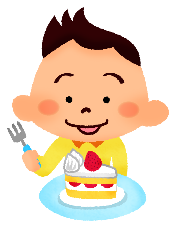 ケーキ を 持つ イラスト詳細 5位