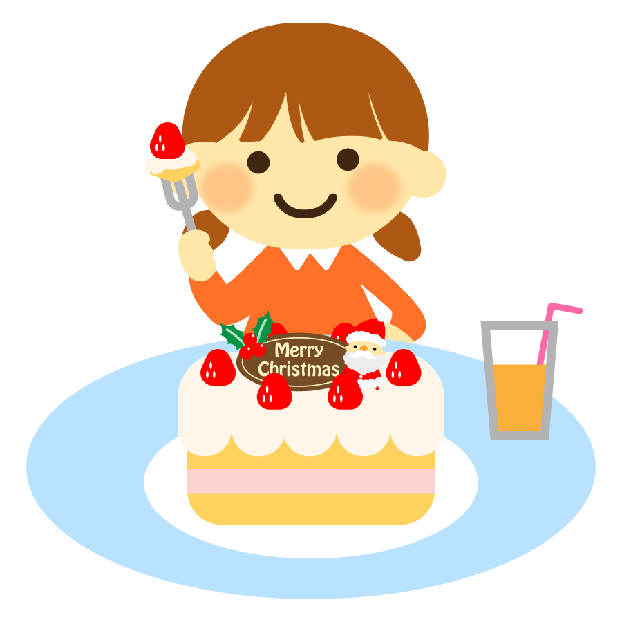 ケーキ を 食べる イラスト詳細 3位