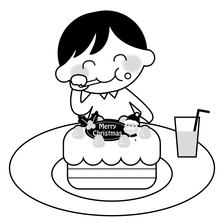 ケーキ 食べる イラスト詳細 9位