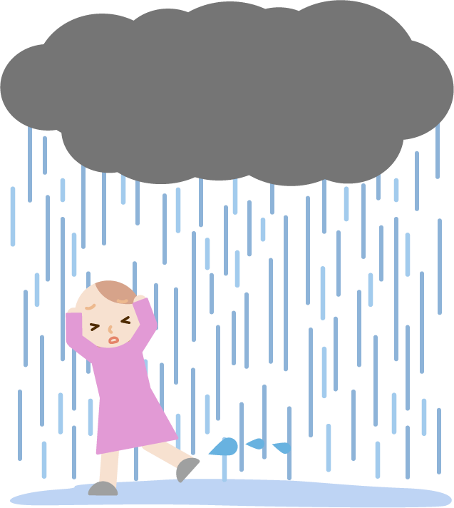 ゲリラ 豪雨 イラスト - KibrisPDR