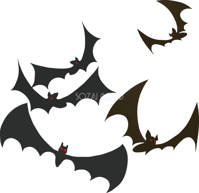 コウモリ イラスト ハロウィン詳細 8位
