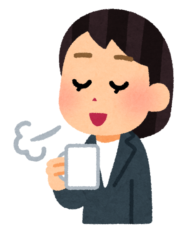 コーヒー を 飲む イラスト詳細 2位