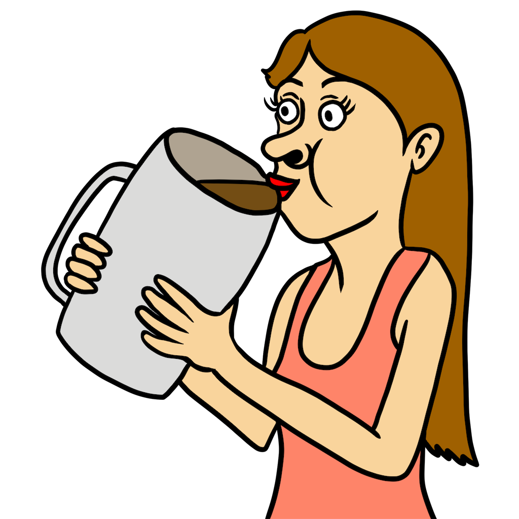 コーヒー を 飲む イラスト詳細 3位