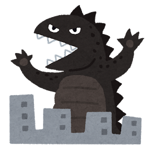ゴジラ イラスト かわいい詳細 7位