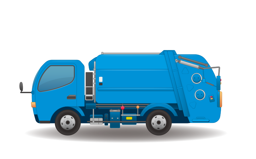 ゴミ 収集 車 イラスト詳細 14位