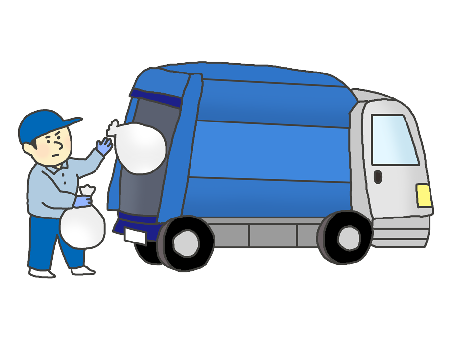 ゴミ 収集 車 イラスト詳細 4位