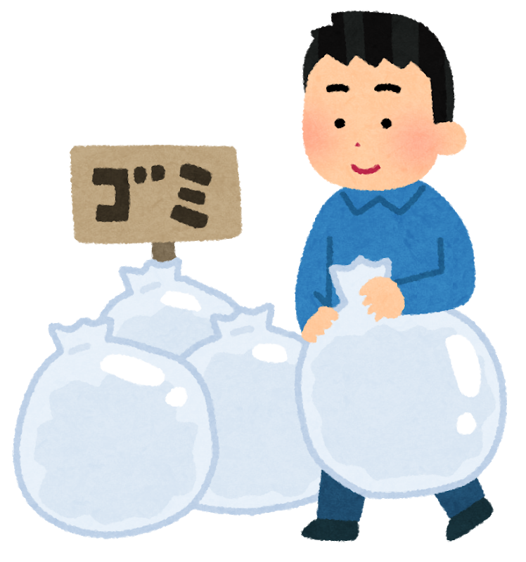 ゴミ 捨て イラスト詳細 2位