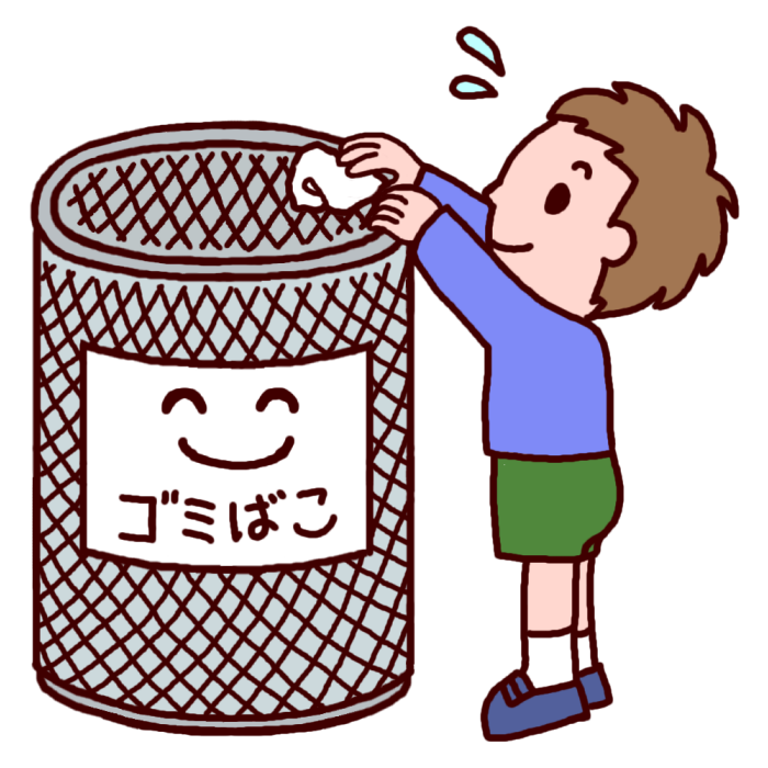 ゴミ 捨て イラスト詳細 3位