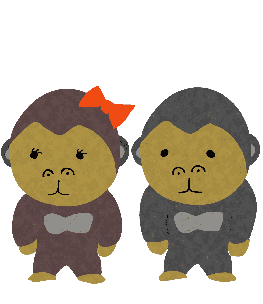 ゴリラ イラスト 面白い詳細 13位