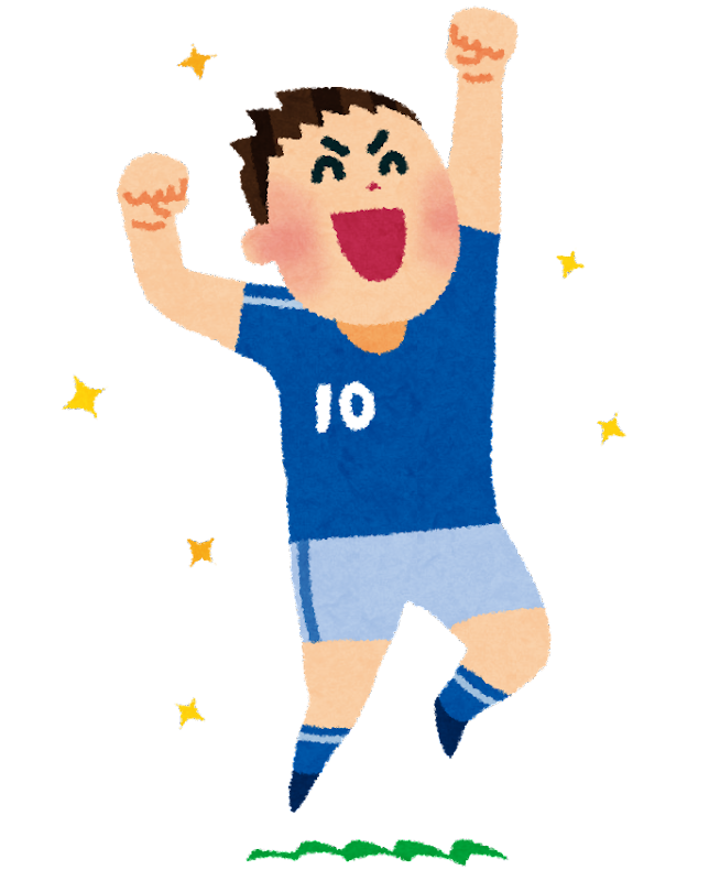 サッカー の イラスト詳細 11位