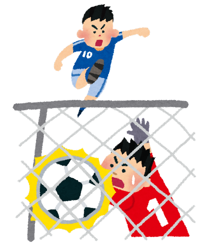 サッカー ゴール イラスト詳細 6位