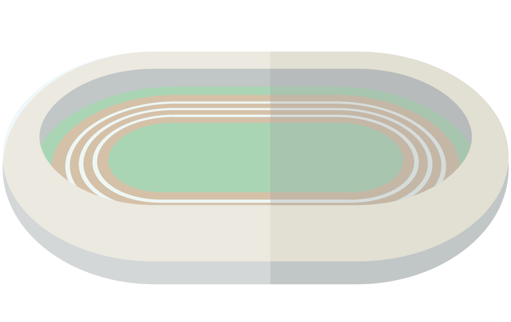 サッカー スタジアム イラスト詳細 11位