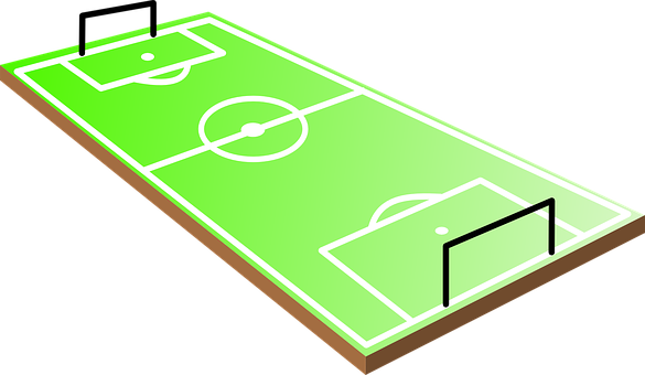 サッカー フィールド イラスト詳細 5位