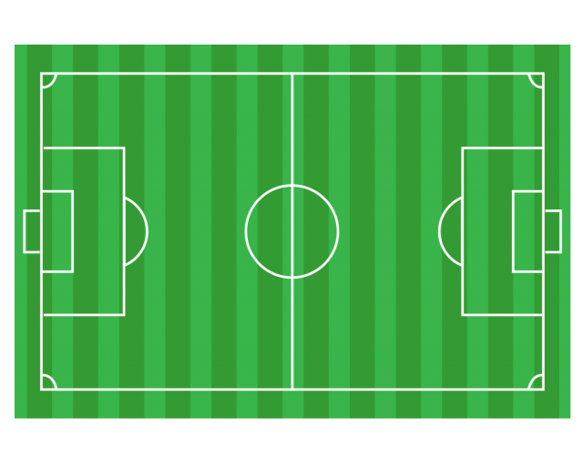 サッカー フィールド イラスト詳細 7位