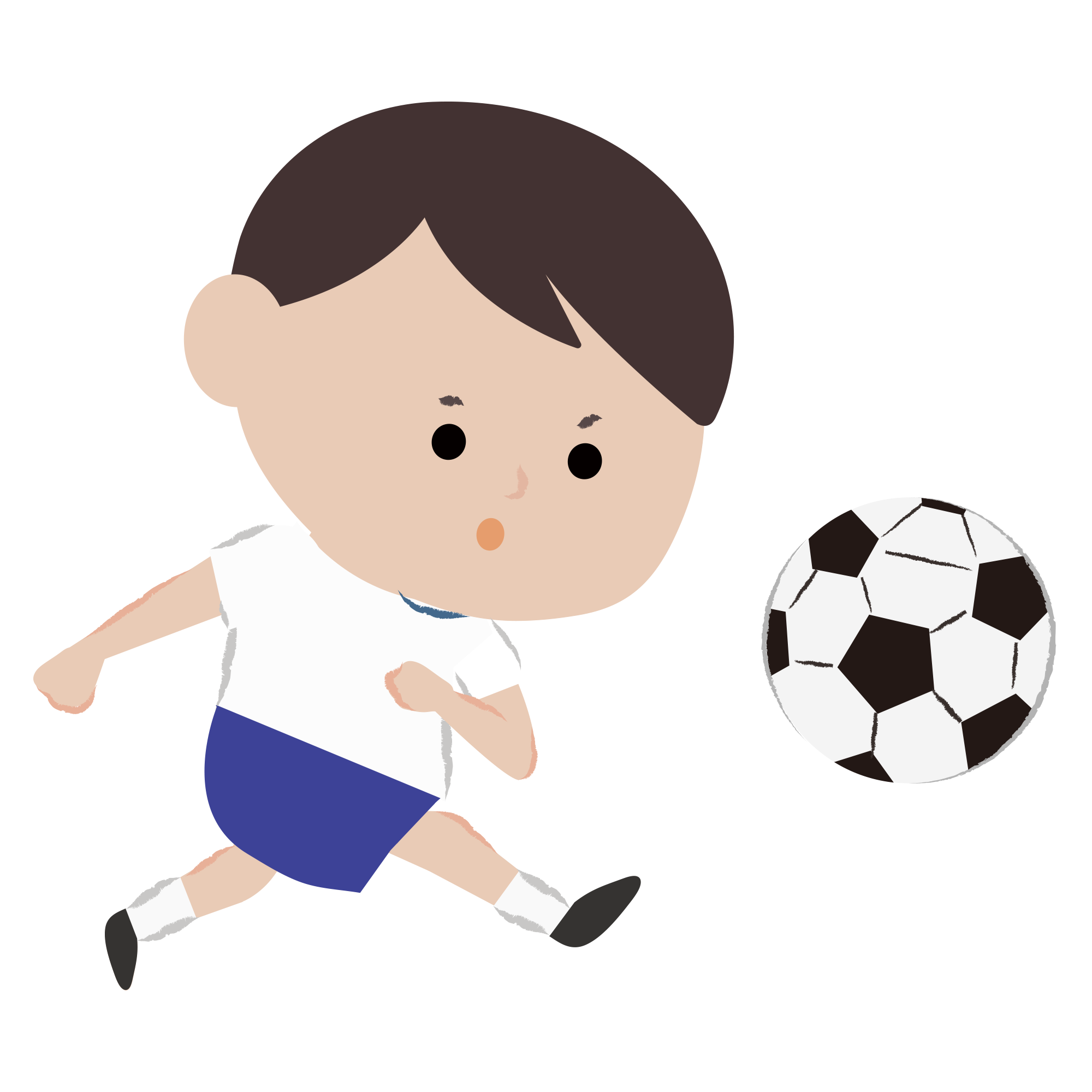 サッカー 少年 イラスト詳細 10位