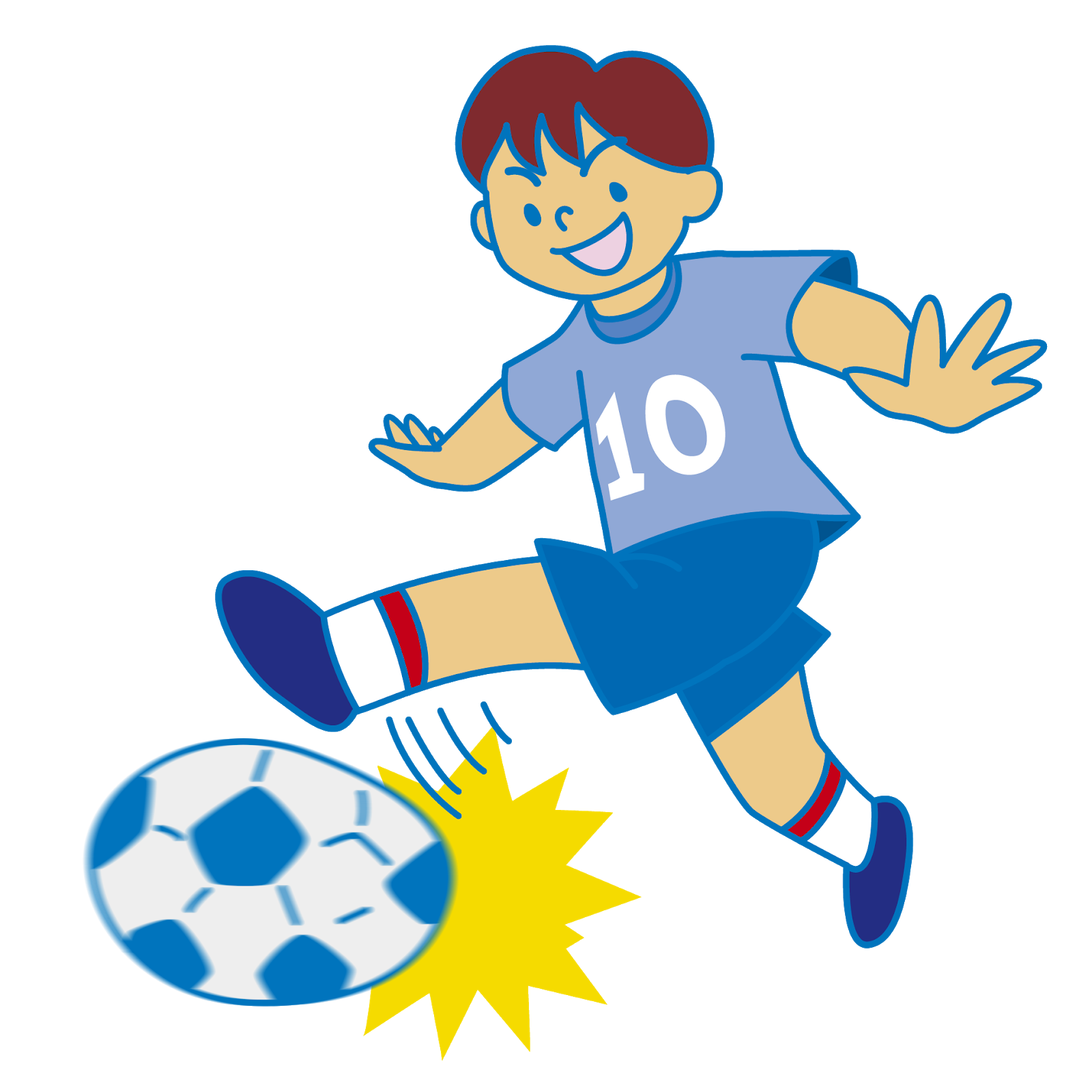 サッカー 少年 イラスト詳細 8位