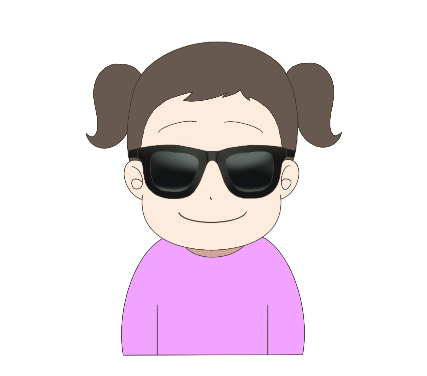 サングラス 女の子 イラスト詳細 8位