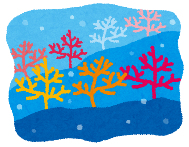 サンゴ イラスト 簡単詳細 8位
