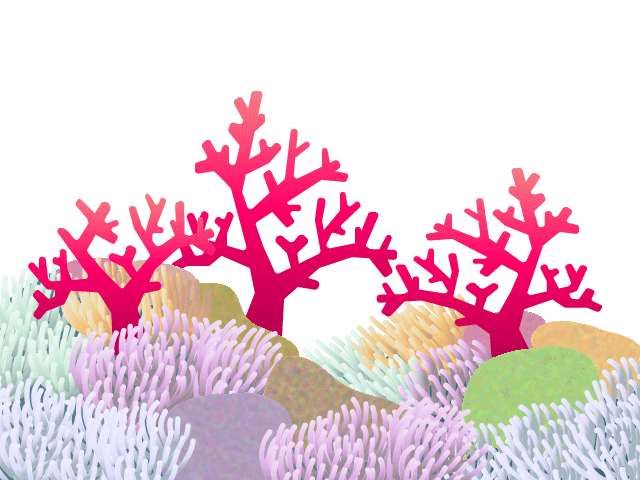 サンゴ 海藻 イラスト詳細 6位