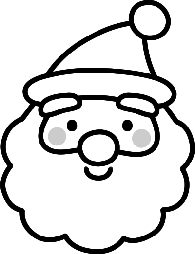 サンタクロース イラスト 簡単詳細 15位