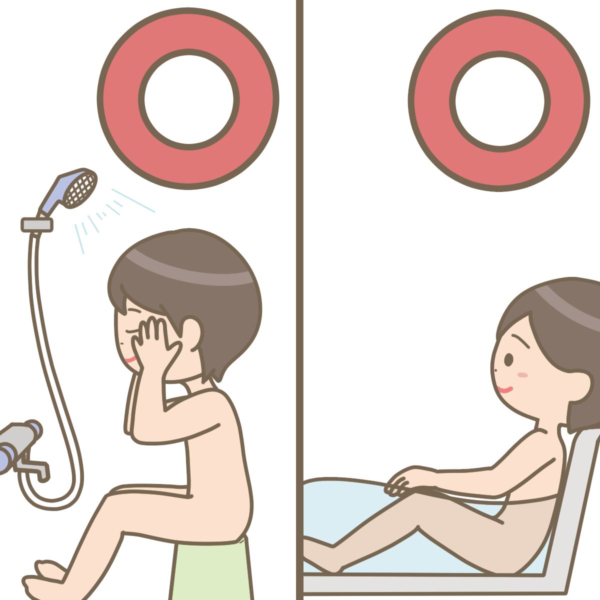 シャワー イラスト かわいい詳細 7位