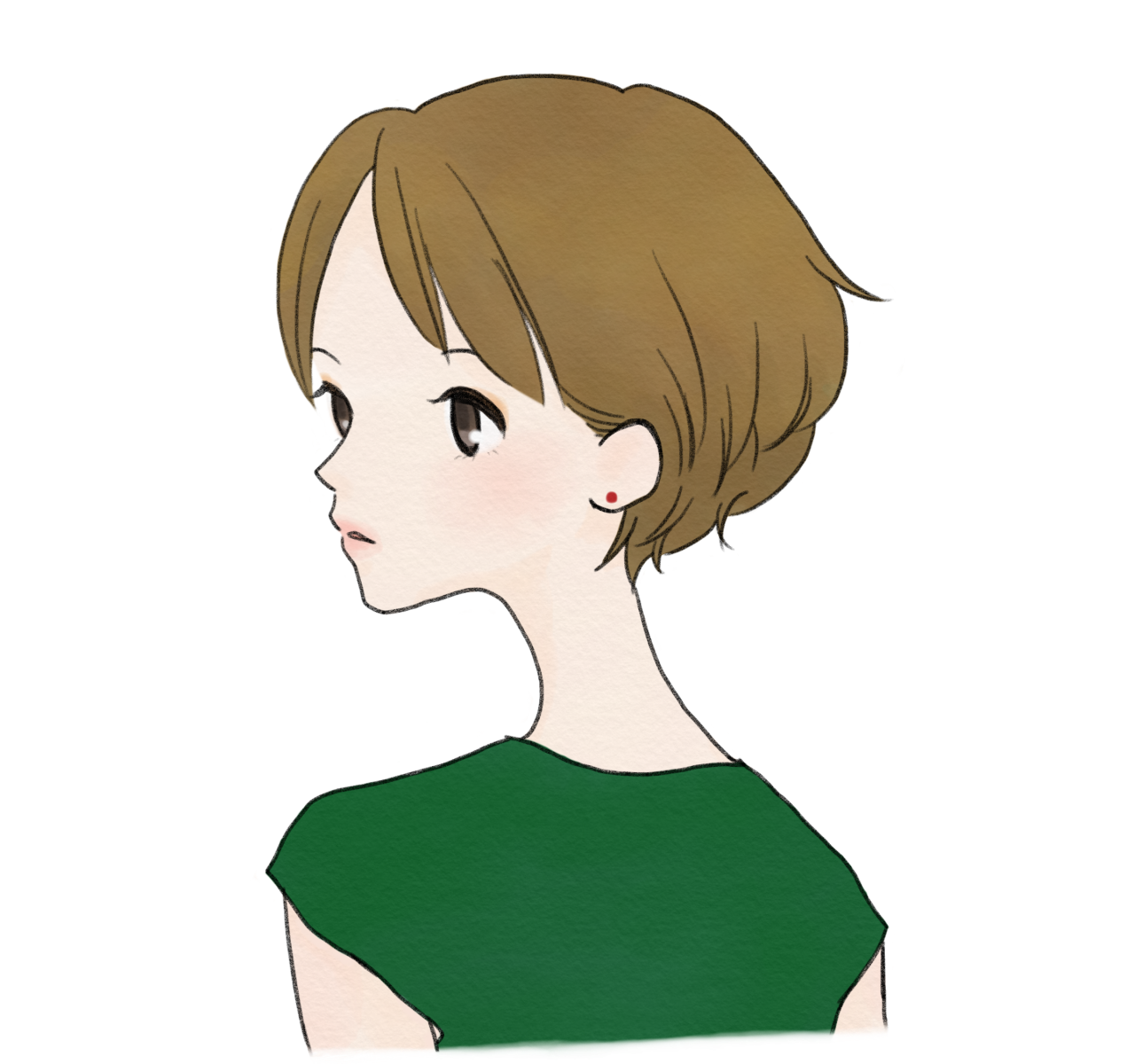 ショート 可愛い イラスト詳細 7位