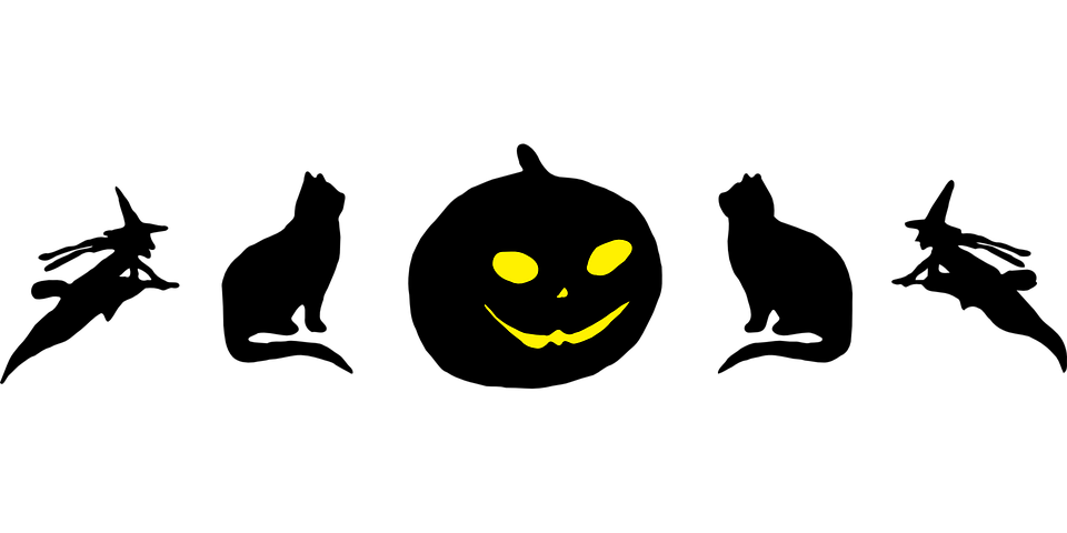 シルエット ハロウィン ねこ イラスト詳細 7位
