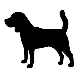 シルエット 犬詳細 9位