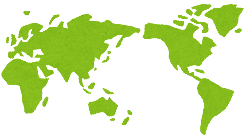 シンプル 世界 地図 イラスト - KibrisPDR