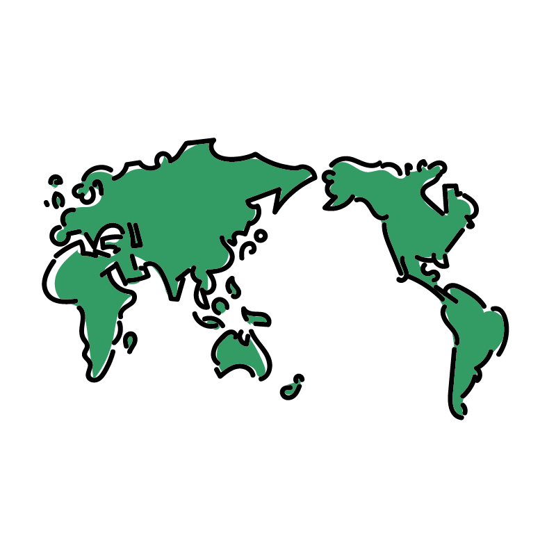 シンプル 世界 地図 イラスト詳細 13位