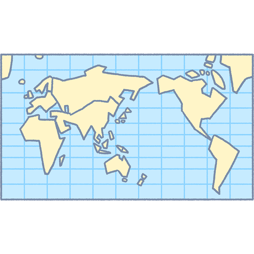 シンプル 世界 地図 イラスト詳細 15位