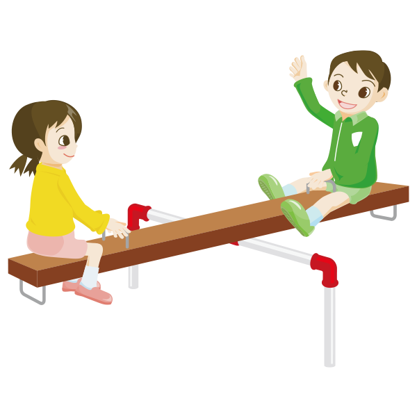 シーソー イラスト詳細 8位