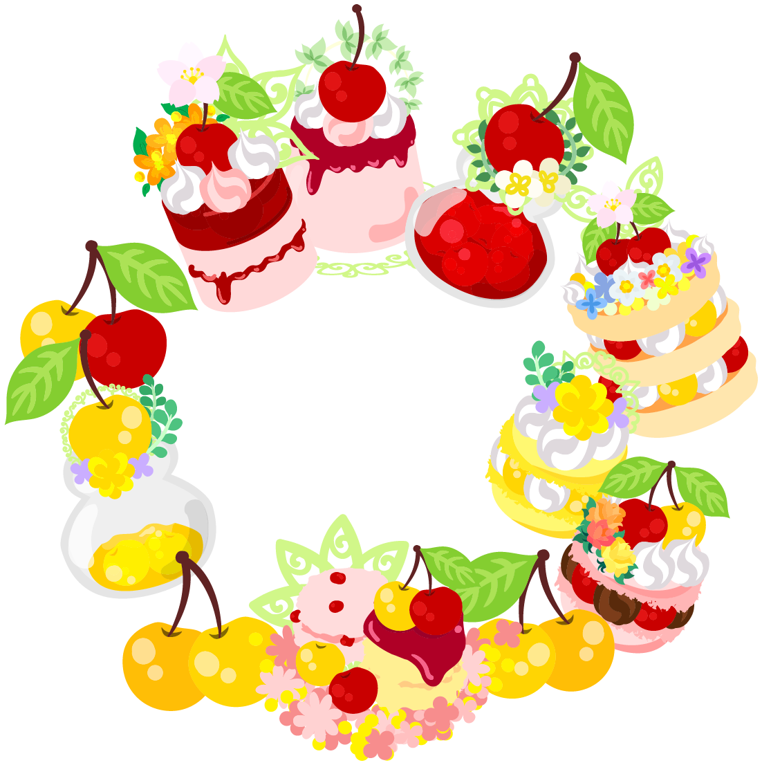 スイーツ イラスト詳細 4位